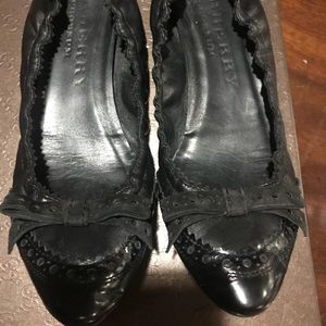 Burberry Black ballet flats